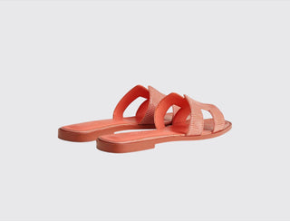 Hermès Women Oran Sandal Orange Joey top view