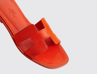 Hermès Women Oran Sandal Orange synthétique other view