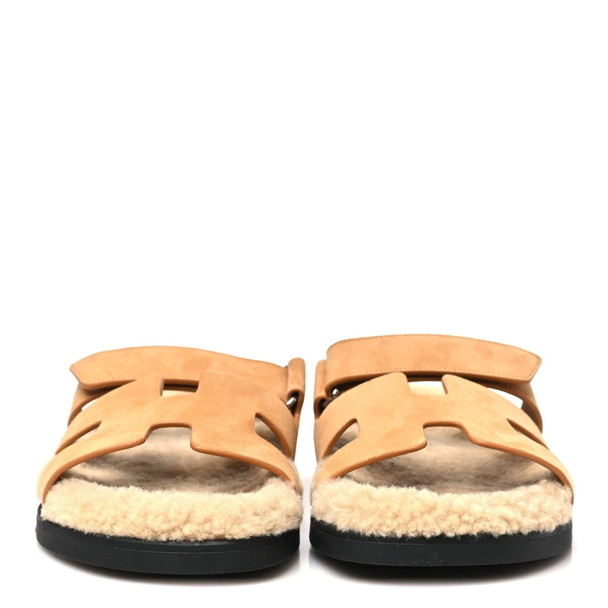 Hermès Women Chypre Sandal Gold front view