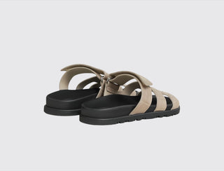 Hermès Women Chypre Sandal Beige nomade side view