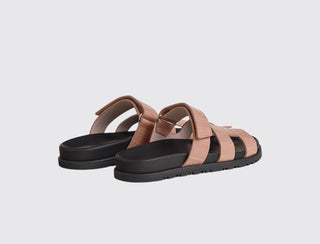Hermès Women Chypre Sandal Rose porcelaine side view