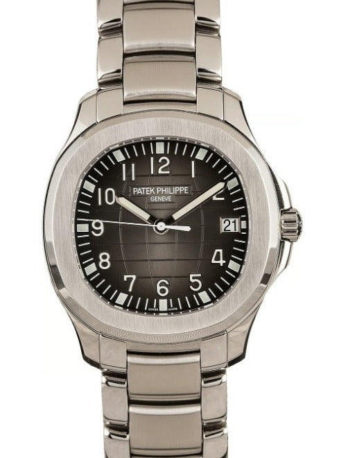 Patek Philippe Aquanaut Black Dial front