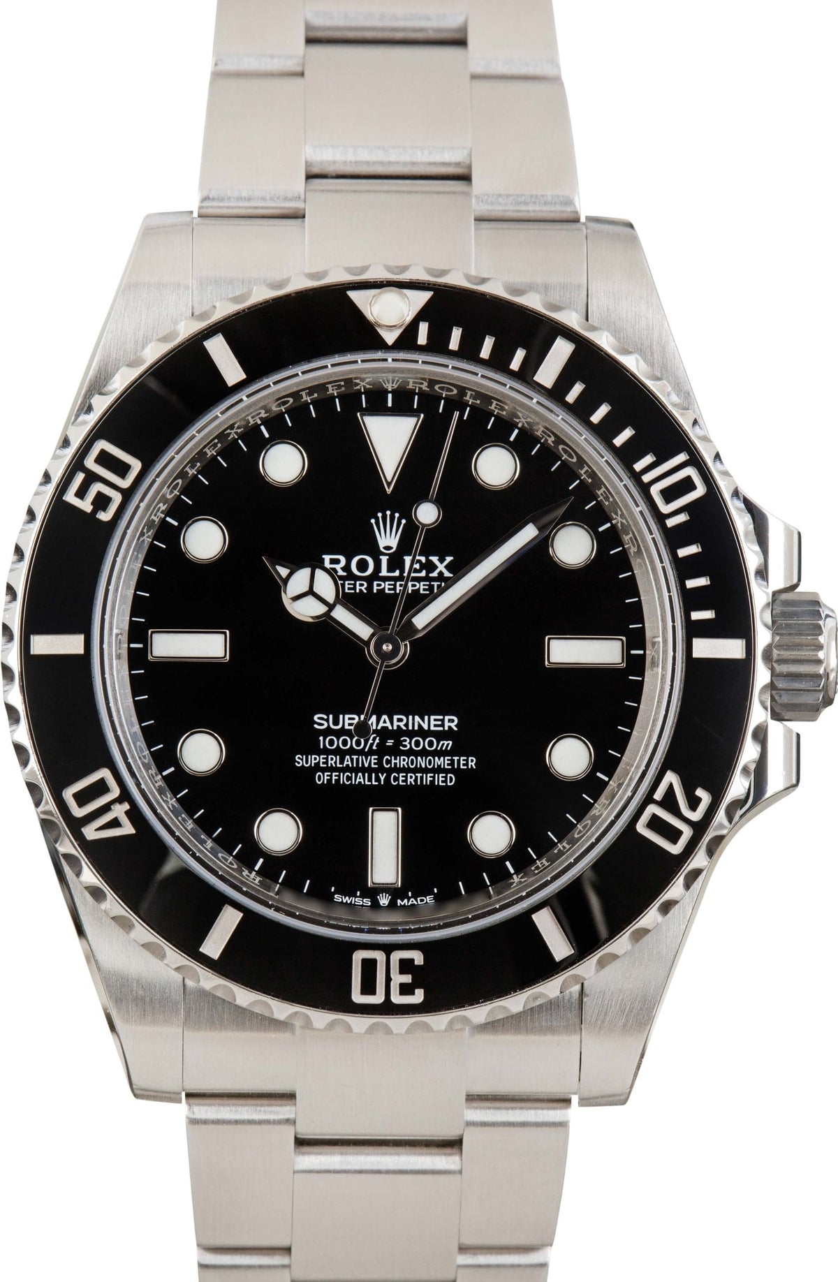 Rolex Submariner Black Dial front view