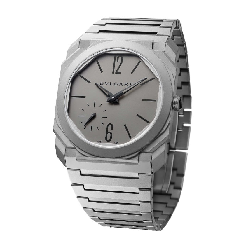 Bulgari Octo Finissimo Automatic Titanium front view