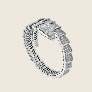 Bulgari Serpenti Viper Bracelet White Gold detail view