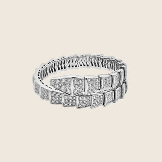 Bulgari Serpenti Viper Bracelet White Gold side view