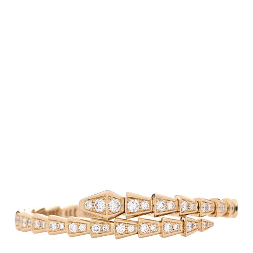 Bulgari Serpenti Viper Yellow Gold Diamond Bracelet