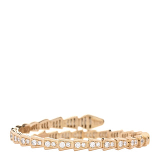Bulgari Serpenti Viper Yellow Gold Bracelet coiled side view