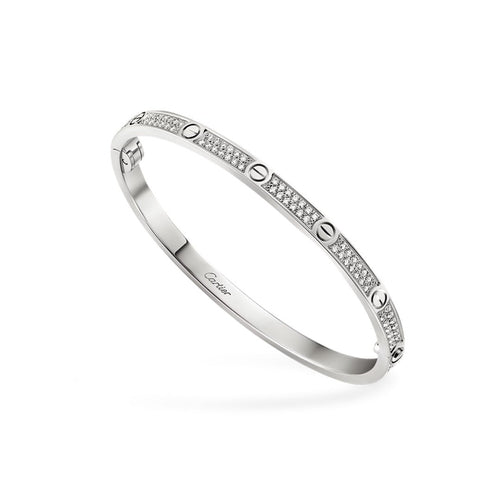 Cartier Love Bracelet Pavé White Gold