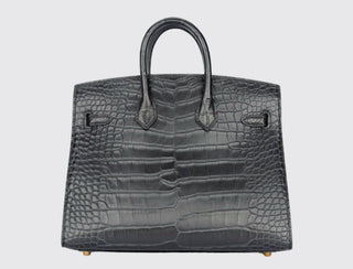 Hermès Birkin 20 Noir back view
