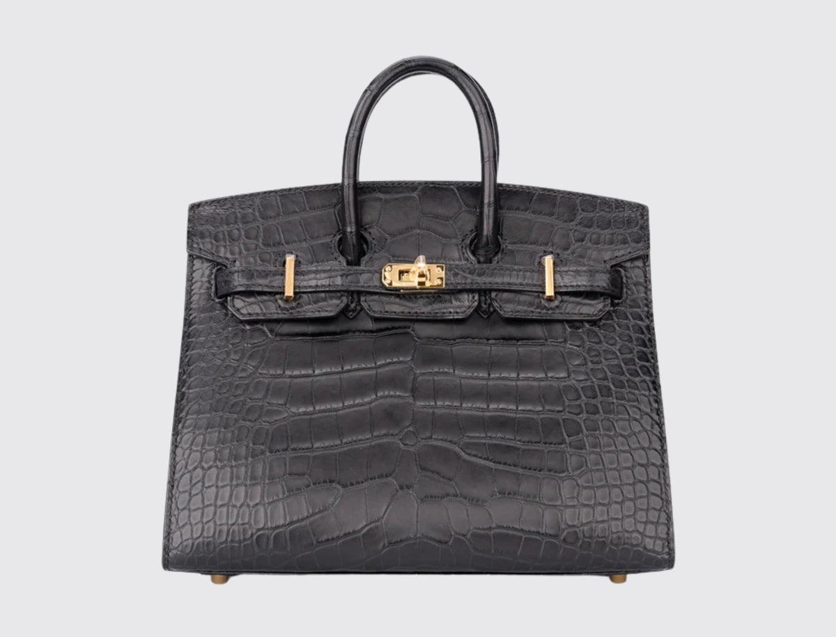 Hermès Birkin 20 Noir front view