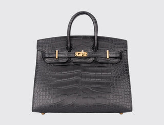 Hermès Birkin 20 Noir front view