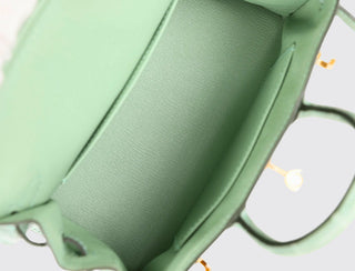 Hermès Birkin 20 Vert d’Eau back view