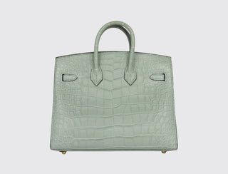 Hermès Birkin 20 Vert d’Eau side view