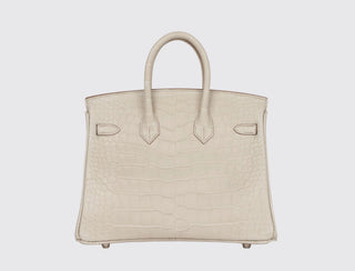 Hermès Birkin 25 Béton side view