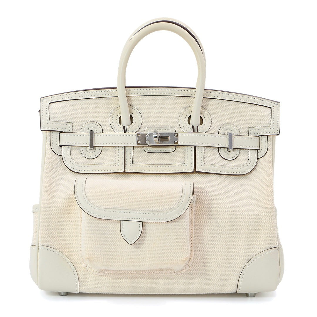 Hermès Birkin 25 Cargo Nata front view