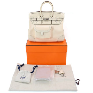 Hermès Birkin 25 Cargo Nata side view