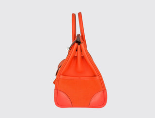 Hermès Birkin 25 Cargo Orange Field detail view
