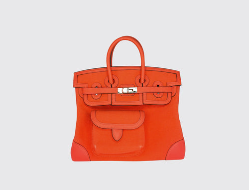 Hermès Birkin 25 Cargo Orange Field