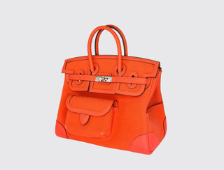 Hermès Birkin 25 Cargo Orange Field side view