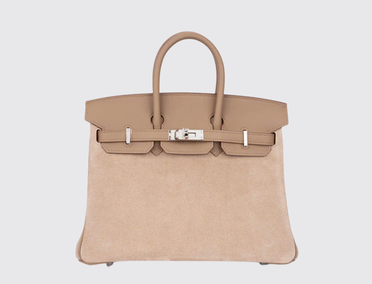 Hermès Birkin 25 Étoupe front view