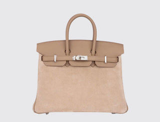 Hermès Birkin 25 Étoupe front view
