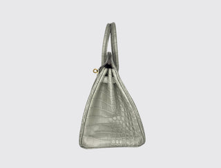 Hermès Birkin 25 Gris Ciment back view