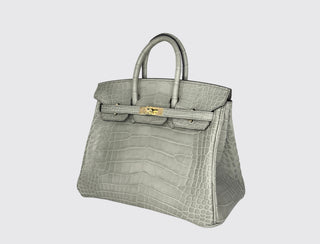 Hermès Birkin 25 Gris Ciment side view