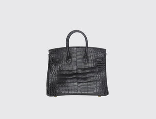 Hermès Birkin 25 Noir side view