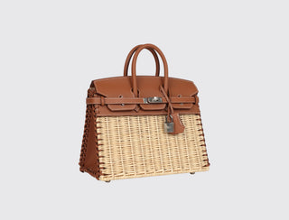 Hermès Birkin 25 Picnic Gold side view