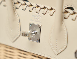 Hermès Birkin 25 Picnic Nata detail view