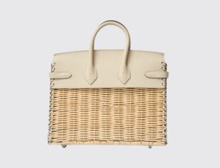 Hermès Birkin 25 Picnic Nata side view