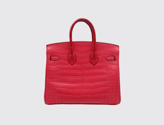 Hermès Birkin 25 Rose Extreme side view