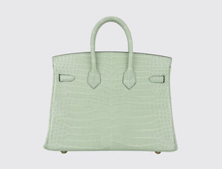 Hermès Birkin 25 Vert d’Eau back view