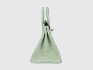 Hermès Birkin 25 Vert d’Eau side view