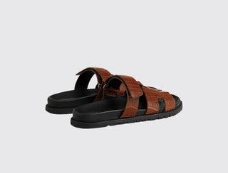 Hermès Chypre Sandal Rouge Sépia back view