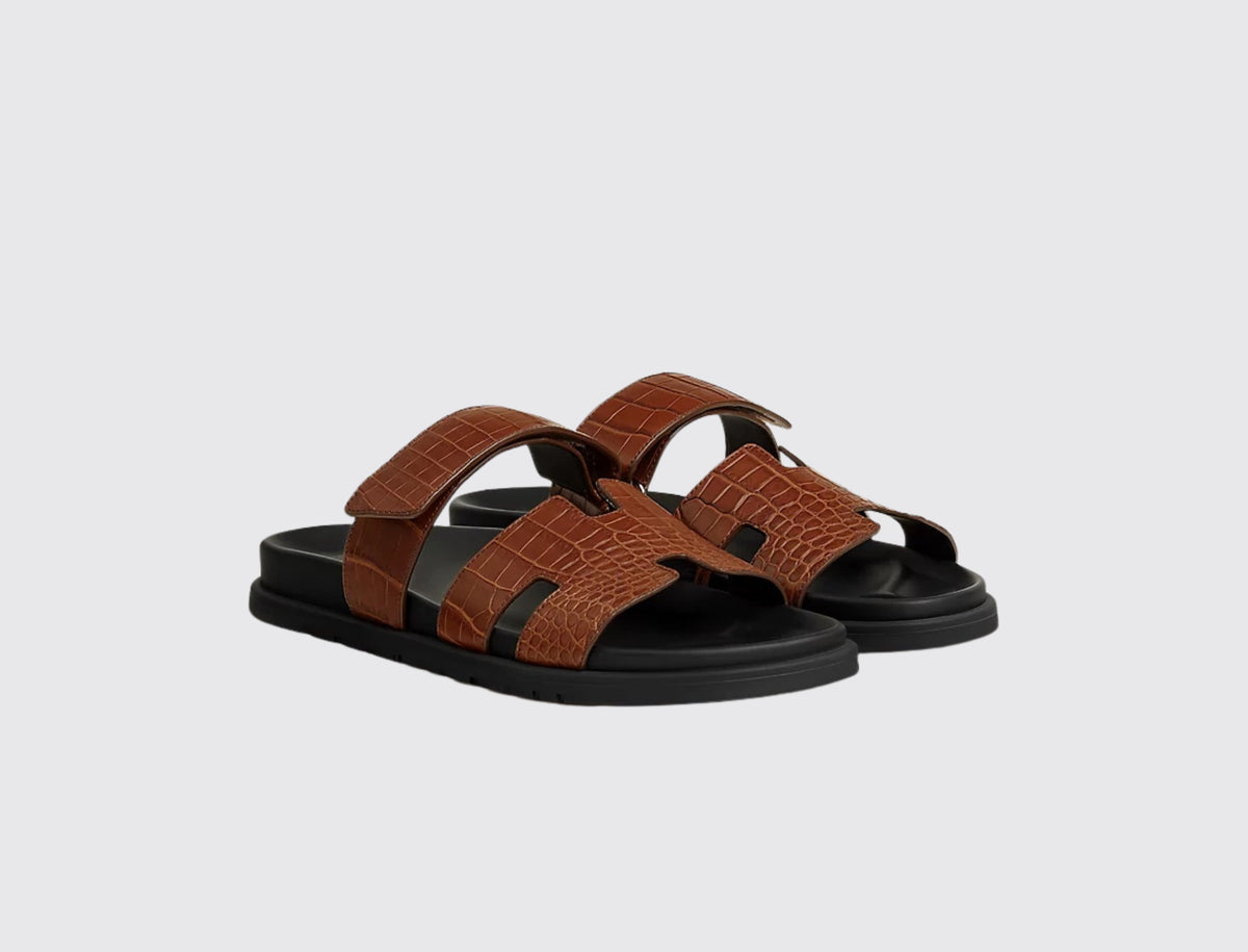 Hermès Chypre Sandal Rouge Sépia front view