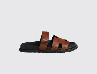 Hermès Chypre Sandal Rouge Sépia side view