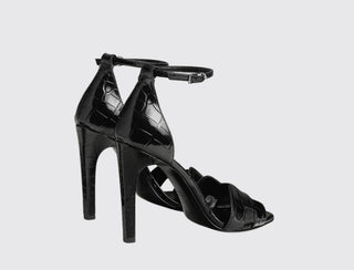 Hermès Joy 105 Sandal Noir back view