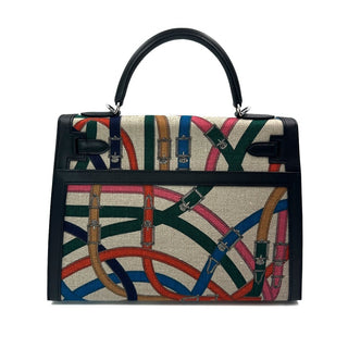 Hermès Kelly 32 Sellier Cavalcadour print back view