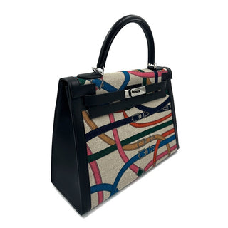 Hermès Kelly 32 Sellier Cavalcadour print detail view