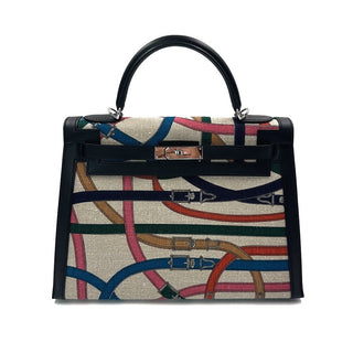Hermès Kelly 32 Sellier Cavalcadour print front view