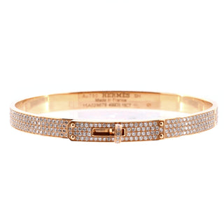 Hermès Kelly Bracelet Small Model Rose Gold back view