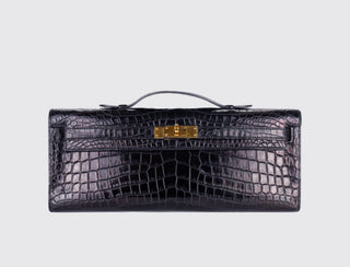 Hermès Kelly Cut Noir front view