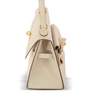Hermès Kelly En Désordre Craie back view
