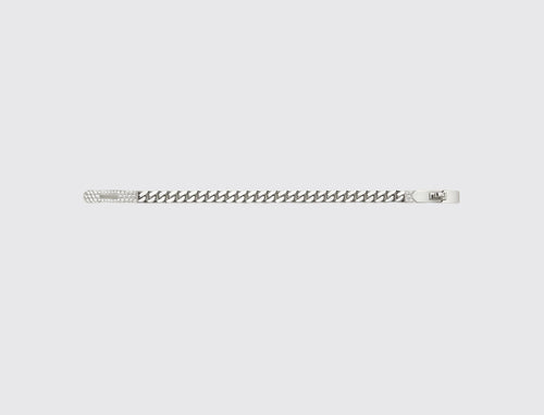 Hermès Kelly Gourmette Bracelet White Gold