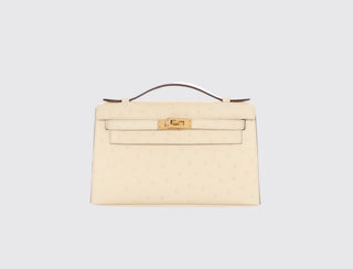 Hermès Kelly Pochette Nata front view