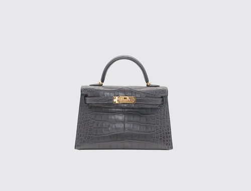 Hermès Mini Kelly II 20 Graphite