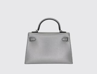 Hermès Mini Kelly II Gris Argenté side view