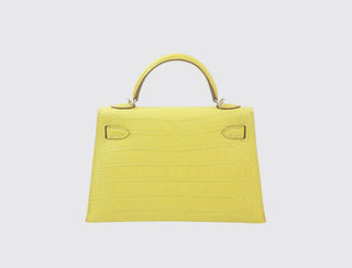 Hermès Mini Kelly II Lime side view